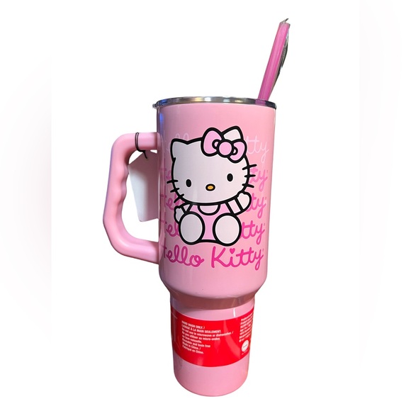 Hello Kitty Clearance Price is Firm! NWT 40 oz Stainless Steel Handle Tumbler - Picture 3 of 8